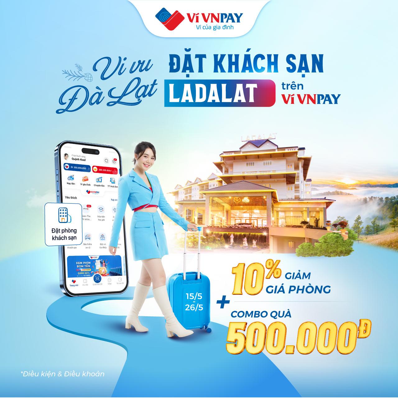 Tiết kiệm lớn: Rinh “deal hời” tới 500.000 đồng khi gọi taxi, đặt phòng khách sạn trên ví VNPAY
