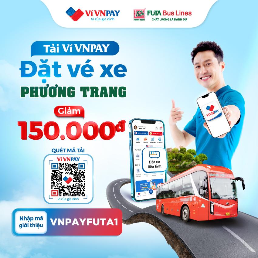 Nhận 80k đặt vé xe Phương Trang & 920k voucher cho khách hàng mới Ví VNPAY
