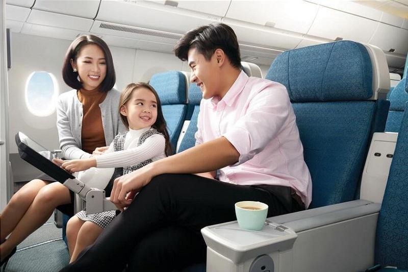 Hành khách mua vé máy bay hạng M của Vietnam Airlines được lựa chọn chỗ ngồi miễn phí theo ý muốn 