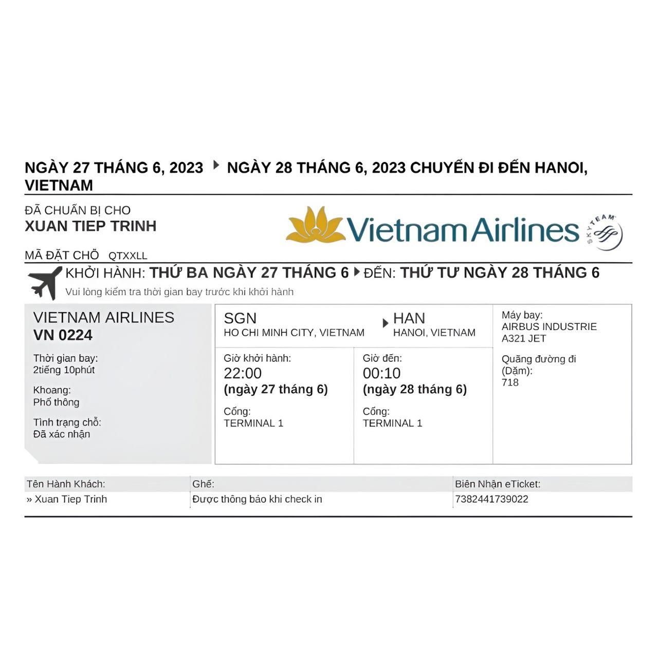 4 cách kiểm tra mã đặt chỗ Vietnam Airlines nhanh chóng nhất