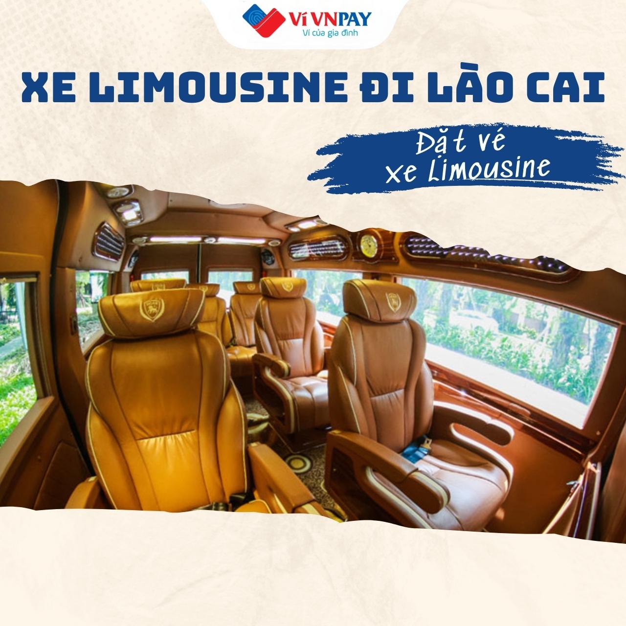 Một chạm có ngay vé xe limounsine đi Lào Cai tại ví VNPAY