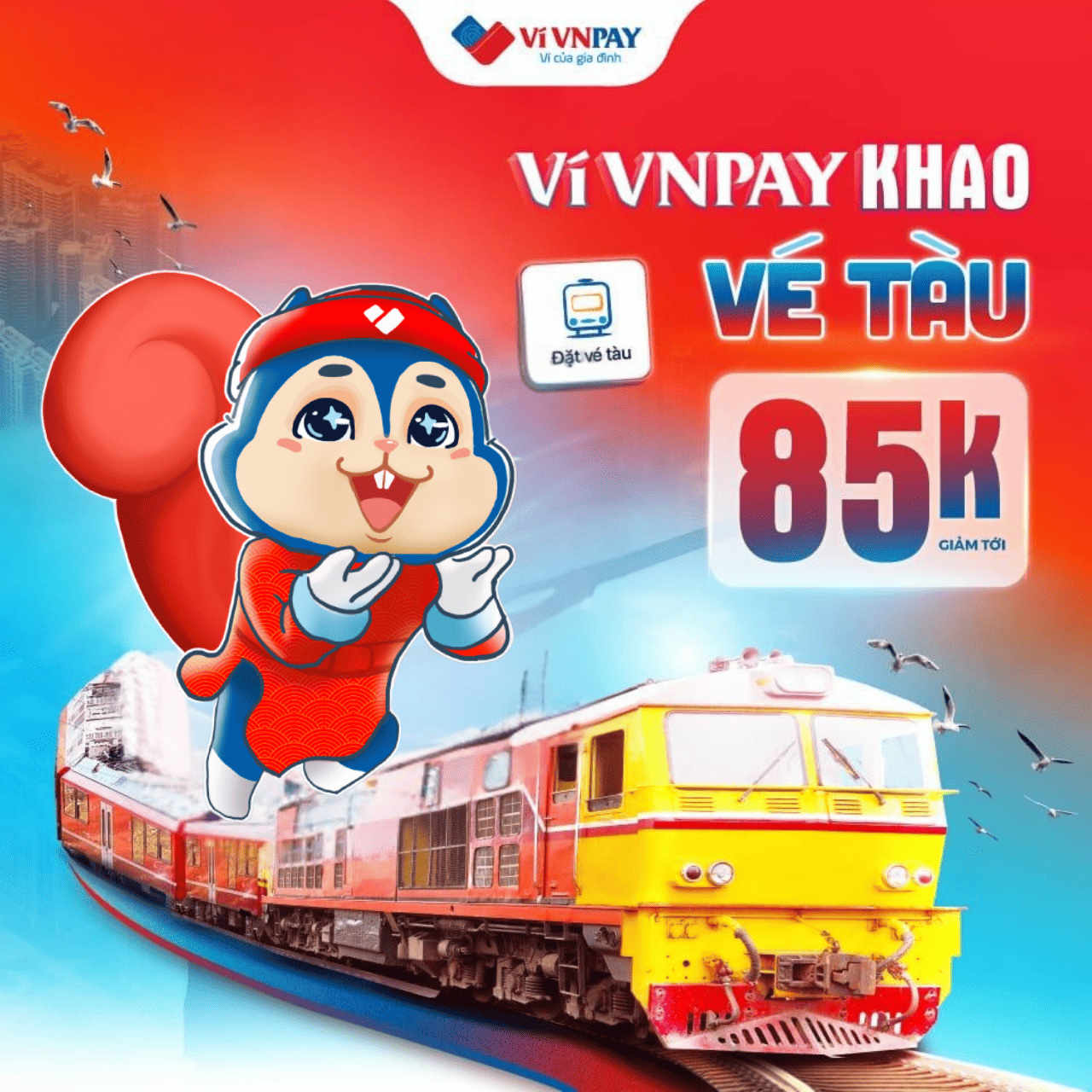 Đặt vé tàu hỏa Đà Nẵng Hà Nội - Đã có ví VNPAY lo!