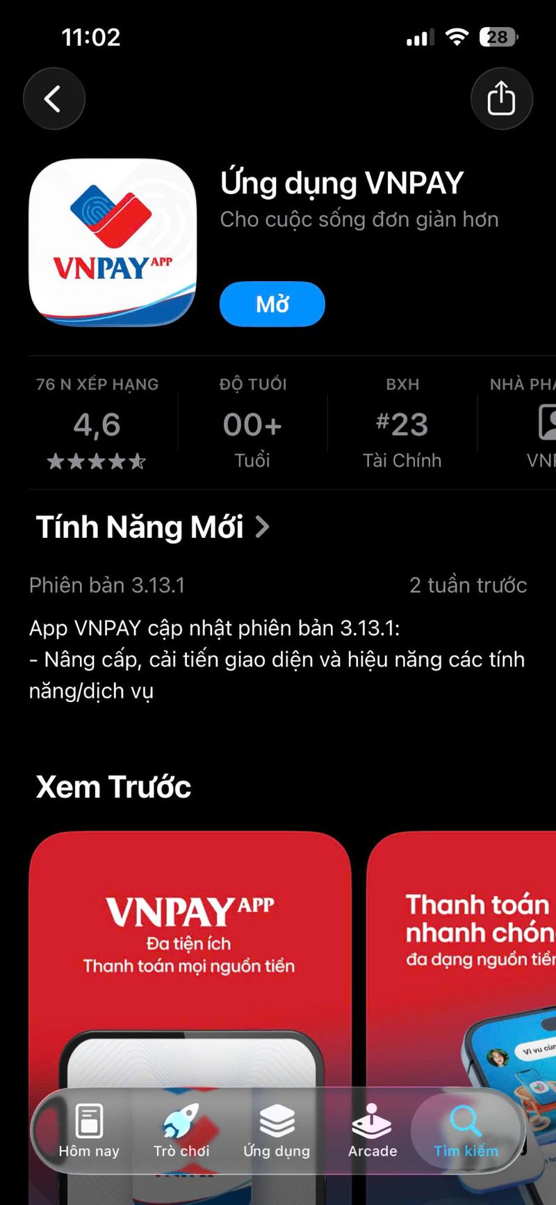 Tải và đăng nhập vào Ứng dụng VNPAY