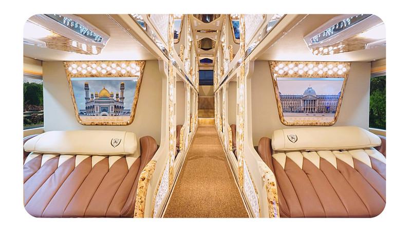 Tiện nghi trong các chuyến xe của Thiên Hà Limousine (Nguồn: thienha68.com)