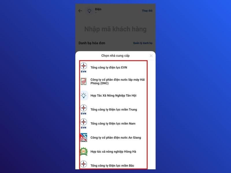 Chọn nhà cung cấp điện phù hợp