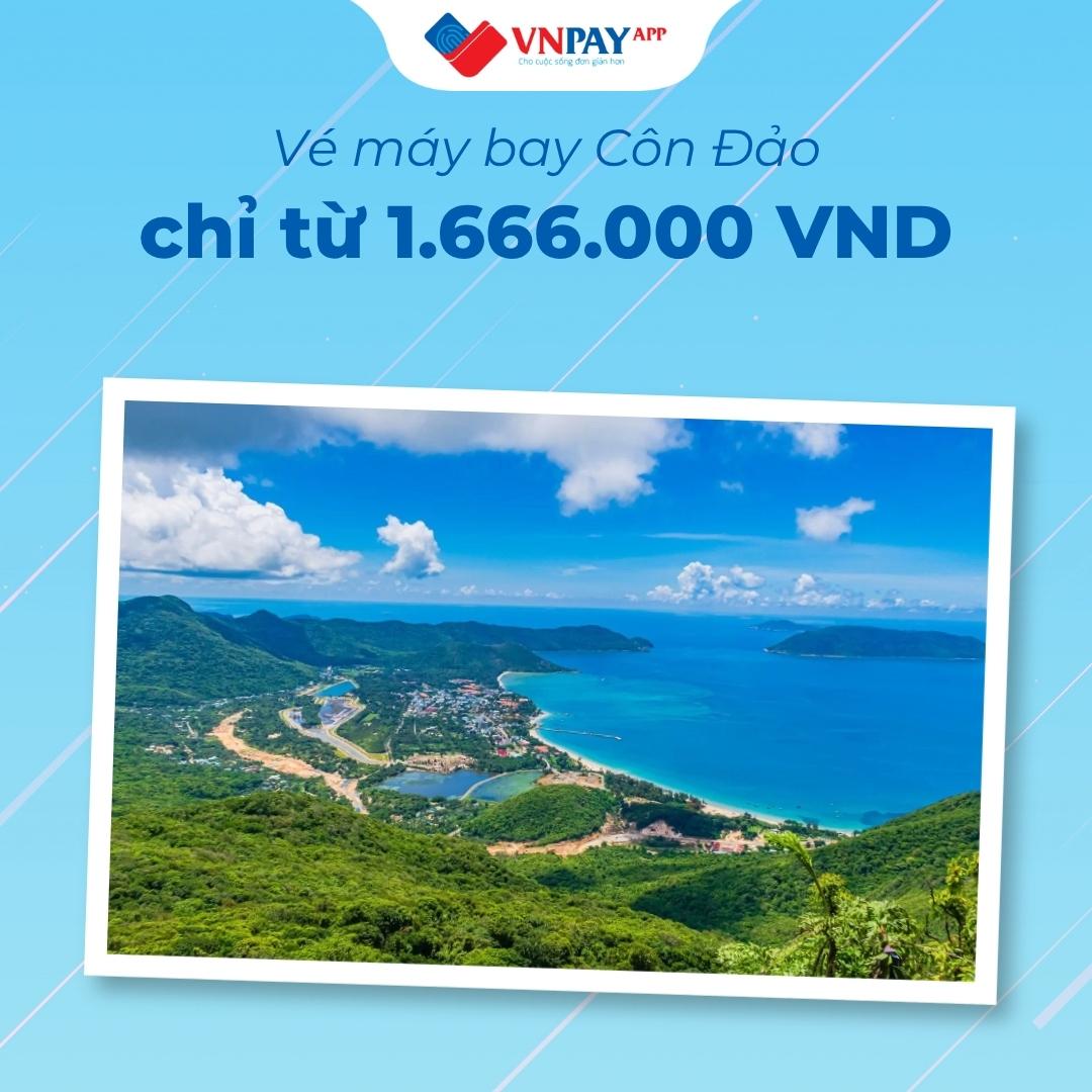 Vé máy bay Côn Đảo chỉ từ 1.666.000 VND