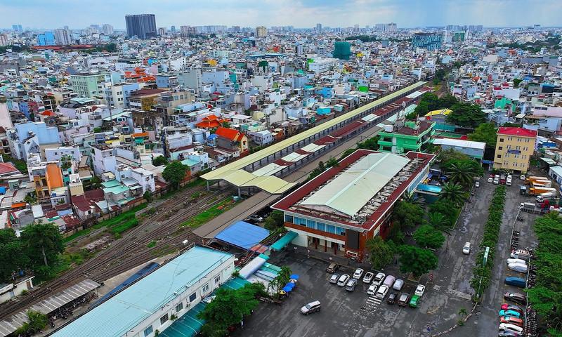 Toàn cảnh khu vực nhà ga Sài Gòn tại Quận 3 - Nguồn ảnh: VnExpress